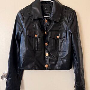 7 For All Mankind Faux Leather Jacket
